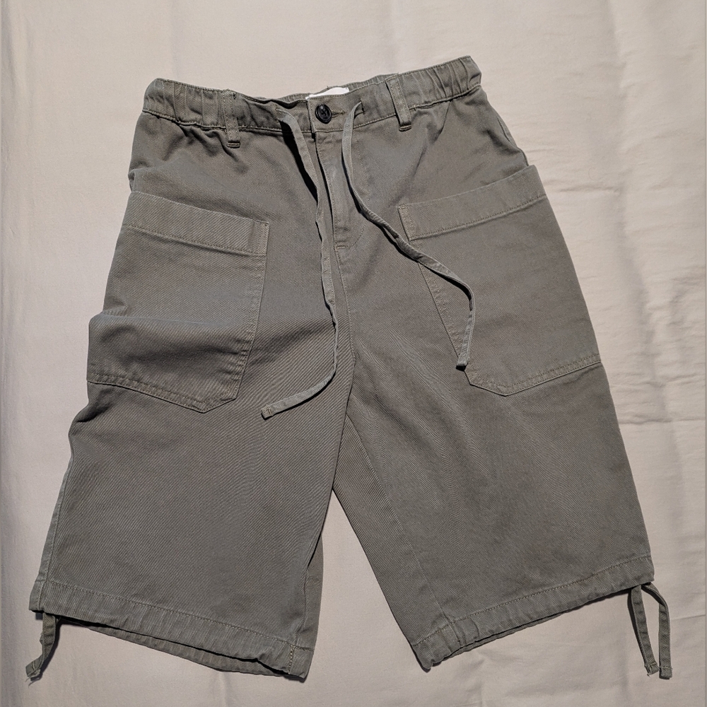 Topman Green Bermuda Shorts, Labeled Size 30 but not actually